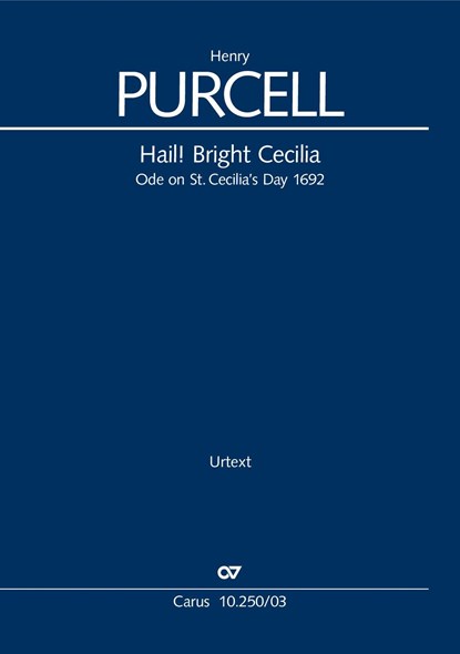 Hail! Bright Cecilia. Ode on St. Cecilia's Day 1692 (Klavierauszug), Henry Purcell - Paperback - 9790007251833