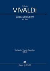 Lauda Jerusalem (Klavierauszug) - Antonio Vivaldi - 9790007355371