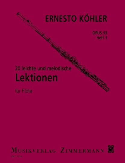 20 leichte und melodische Lektionen, Ernesto Köhler - Gebonden - 9790010177106