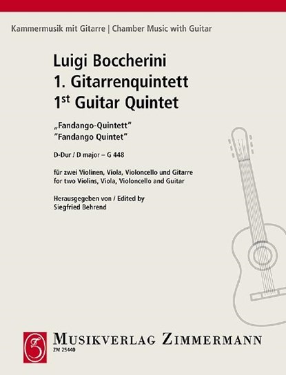 Erstes Gitarrenquintett, Siegfried Behrend - Gebonden - 9790010254401