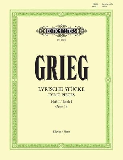 Lyrische Stücke op. 12, Edvard Grieg - Gebonden - 9790014006785