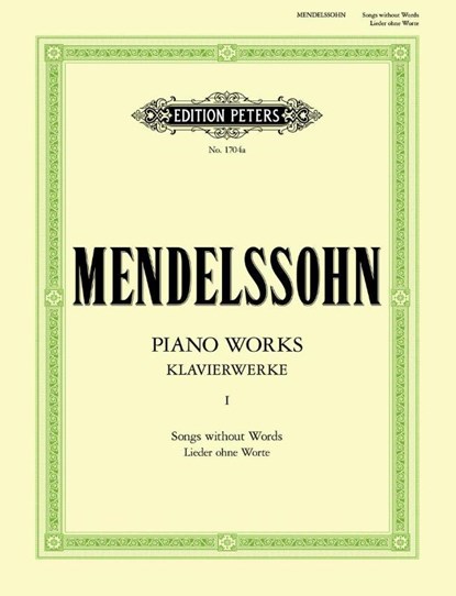 Klavierwerke, Band 1: Lieder ohne Worte, Felix Mendelssohn Bartholdy - Paperback - 9790014007430