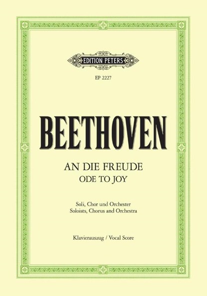 An die Freude, Ludwig van Beethoven - Gebonden - 9790014010027