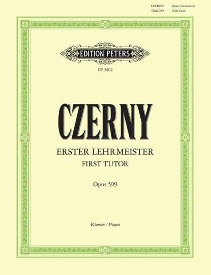 First Tutor Op. 599 for Piano, Adolf Ruthardt - Paperback - 9790014011024