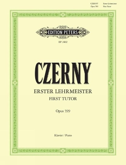 First Tutor Op. 599 for Piano, Adolf Ruthardt - Paperback - 9790014011024