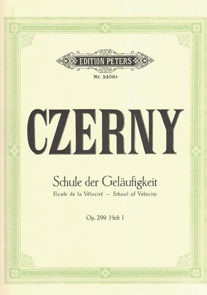 Schule der Geläufigkeit op. 299, Carl Czerny - Paperback - 9790014011147
