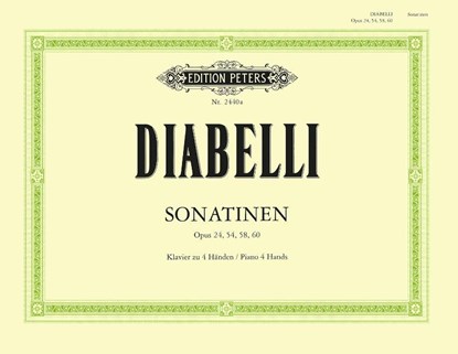 Sonatinen für Klavier zu 4 Händen, Anton Diabelli - Gebonden - 9790014011383