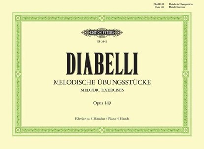 Melodische Übungsstücke op. 149, Anton Diabelli - Gebonden - 9790014011413