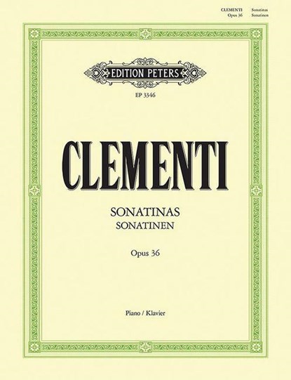 Sonatinen für Klavier op. 36, Muzio Clementi - Gebonden - 9790014015770