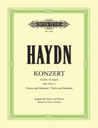 Violin Concerto in G Hob. VIIa:4, Ferdinand Kuchler - Gebonden - 9790014021009