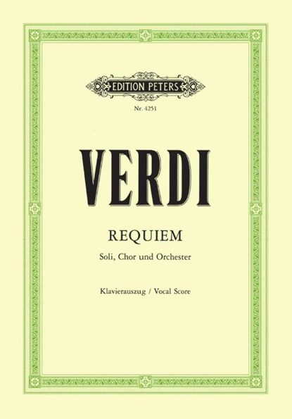 Missa da Requiem, Giuseppe Verdi - Gebonden - 9790014022082