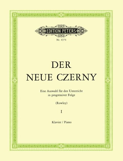 Der neue Czerny 1, Alexander Rowley - Paperback - 9790014024062