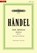 Der Messias HWV 56 / URTEXT, Georg Friedrich Händel - Paperback - 9790014028817
