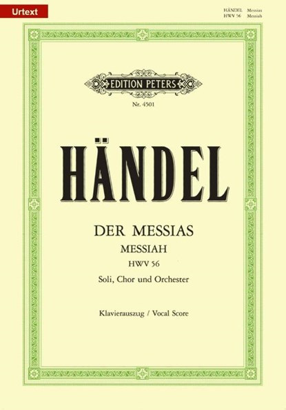 Der Messias HWV 56 / URTEXT, Georg Friedrich Händel - Paperback - 9790014028817