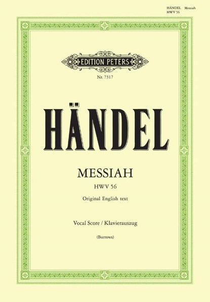 Messiah [Der Messias] HWV 56 / URTEXT, Georg Friedrich Händel ; Charles Jennens - Paperback - 9790014056315