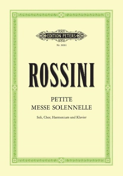 Petite Messe solennelle, Gioacchino Rossini - Paperback - 9790014070144