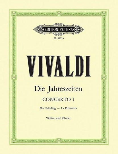 Die Jahreszeiten: Konzert für Violine, Streicher und Basso continuo E-dur op. 8 Nr. 1 RV 269 "Der Frühling", Antonio Vivaldi - Gebonden - 9790014072452
