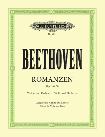 Romanzen für Violine und Orchester - G-Dur op. 40 · F-Dur op. 50, Ludwig van Beethoven - Gebonden - 9790014074098