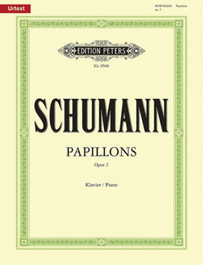Papillons Op. 2 for Piano: Urtext, Robert Schumann - Paperback - 9790014077129