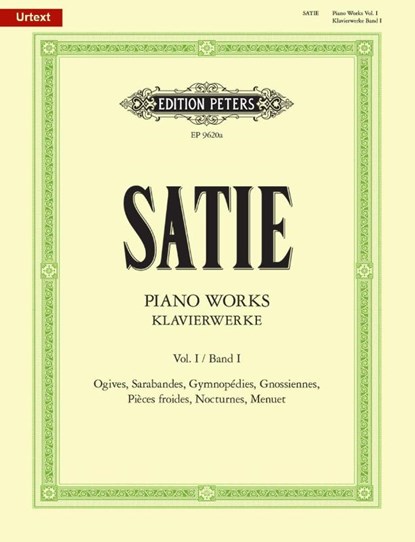 Klavierwerke, Band 1 / URTEXT, Erik Satie - Paperback - 9790014077785