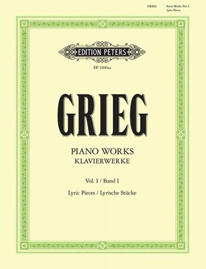 Klavierwerke - Band 1: Lyrische Stücke - Hefte 1 - 10 / URTEXT, Edvard Grieg - Paperback - 9790014107406