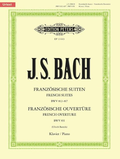 FRENCH SUITES FRENCH OVERTURE, JOHANN SEBASTI BACH - Paperback - 9790014119775