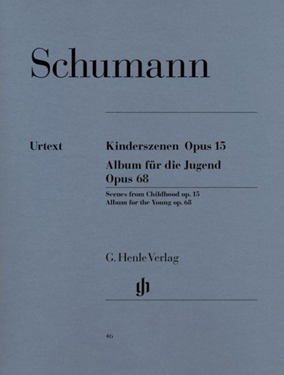 Kinderszenen Opus 15 - Album für die Jugend Opus 68, Robert Schumann - Paperback - 9790201800462