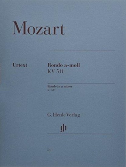 Mozart, Wolfgang Amadeus - Rondo a-moll KV 511, Wolfgang Amadeus Mozart - Paperback - 9790201800547
