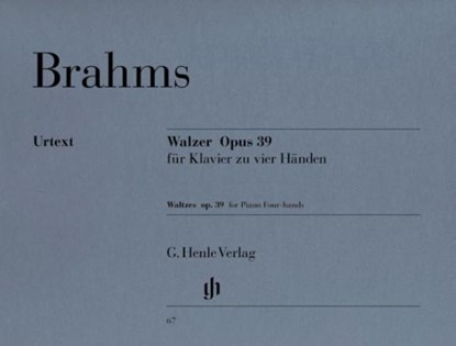 Brahms, Johannes - Walzer op. 39, Johannes Brahms - Paperback - 9790201800677
