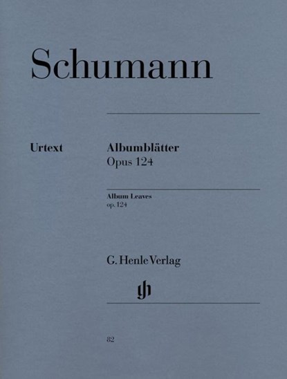 Schumann, Robert - Albumblätter op. 124, Robert Schumann - Paperback - 9790201800820