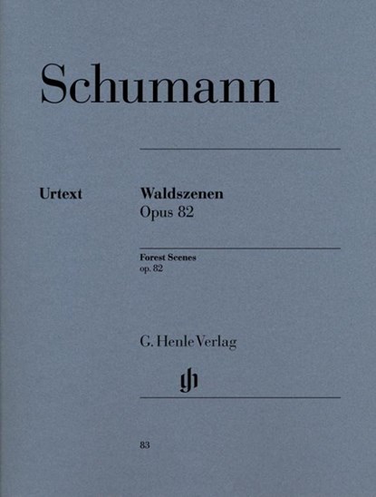 Schumann, Robert - Waldszenen op. 82, Robert Schumann - Paperback - 9790201800837
