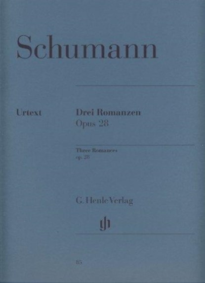 Schumann, Robert - Drei Romanzen op. 28, Robert Schumann - Paperback - 9790201800851