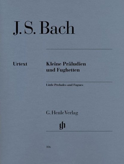 Kleine Präludien und Fughetten, Johann Sebastian Bach - Paperback - 9790201801063