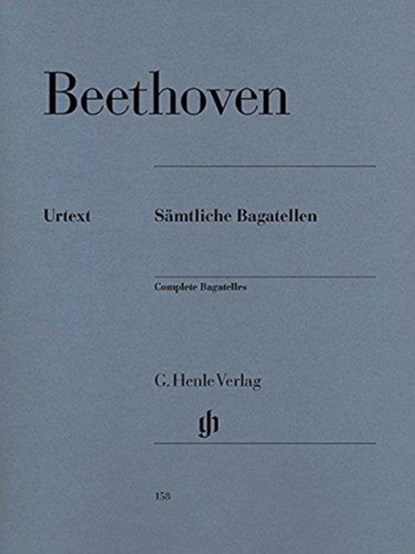 Sämtliche Bagatellen, Ludwig van Beethoven - Paperback - 9790201801582