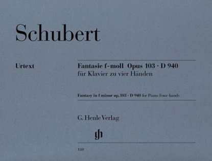 Fantasie f-moll op. 103 D 940, Franz Schubert - Paperback - 9790201801803