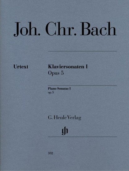 Bach, Johann Christian - Klaviersonaten, Band I op. 5, Johann Christian Bach - Paperback - 9790201803326