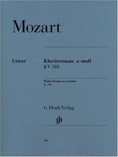 Mozart, Wolfgang Amadeus - Klaviersonate a-moll KV 310 (300d), Wolfgang Amadeus Mozart - Paperback - 9790201803968