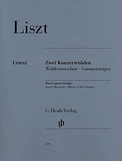 Liszt, Franz - Zwei Konzertetüden, Franz Liszt - Paperback - 9790201804798