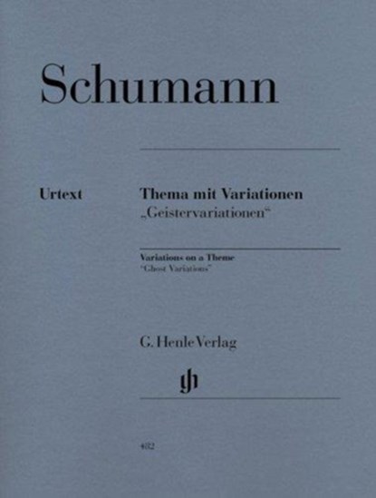 Schumann, Robert - Thema mit Variationen (Geistervariationen), Robert Schumann - Paperback - 9790201804828