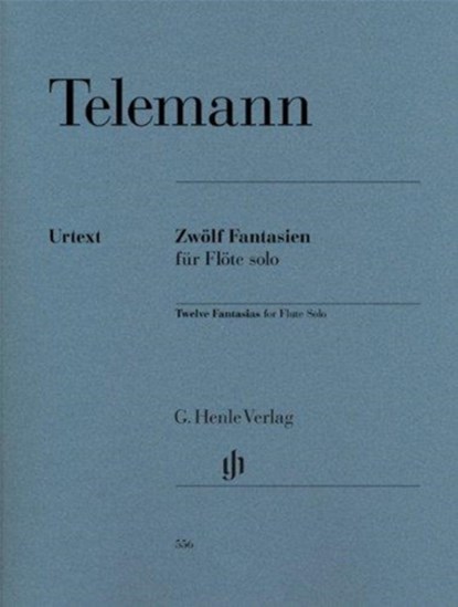 Zwölf Fantasien für Flöte solo TWV 40:2-13, Georg Philipp Telemann - Paperback - 9790201805566
