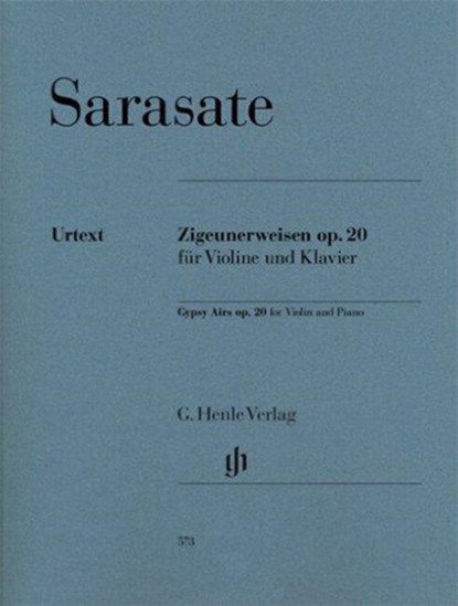 Zigeunerweisen op. 20 für Violine und Klavier, Pablo de Sarasate - Paperback - 9790201805733