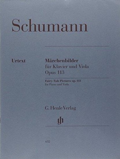 Schumann, Robert - Märchenbilder op. 113, Robert Schumann - Paperback - 9790201806327