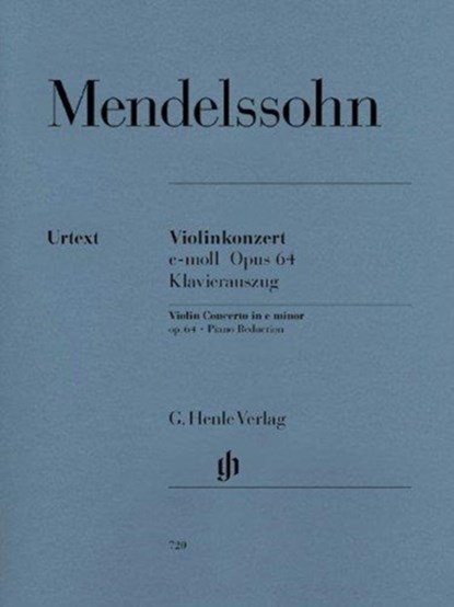Violinkonzert e-moll op. 64, Felix Mendelssohn-Bartholdy - Paperback - 9790201807201