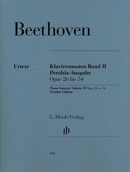Beethoven, Ludwig van - Klaviersonaten, Band II, op. 26-54, Perahia-Ausgabe, Norbert Gertsch ; Murray Perahia - Paperback - 9790201808345