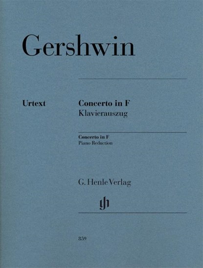 Concerto in F, George Gershwin - Paperback - 9790201808598