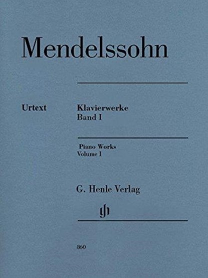 Klavierwerke Band I, Felix Mendelssohn Bartholdy - Paperback - 9790201808604