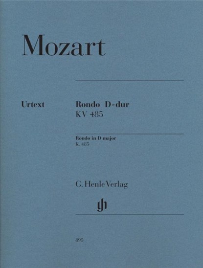 Mozart, Wolfgang Amadeus - Rondo D-dur KV 485, Wolfgang Amadeus Mozart - Paperback - 9790201808956