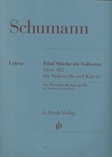 Schumann, Robert - Fünf Stücke im Volkston op. 102 für Violoncello und Klavier - Robert Schumann - 9790201809106