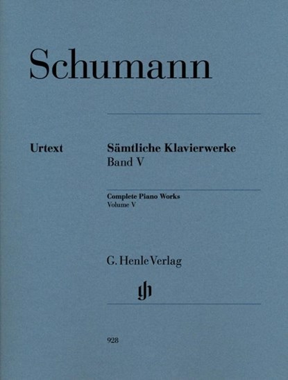 Sämtliche Klavierwerke 5, Robert Schumann - Paperback - 9790201809281
