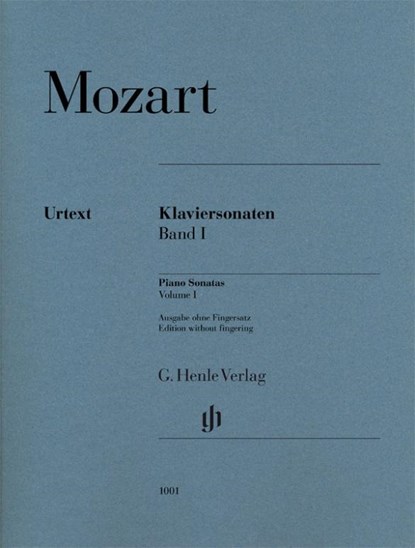 Klaviersonaten 1 br., Urtext, Wolfgang Amadeus Mozart - Paperback - 9790201810010